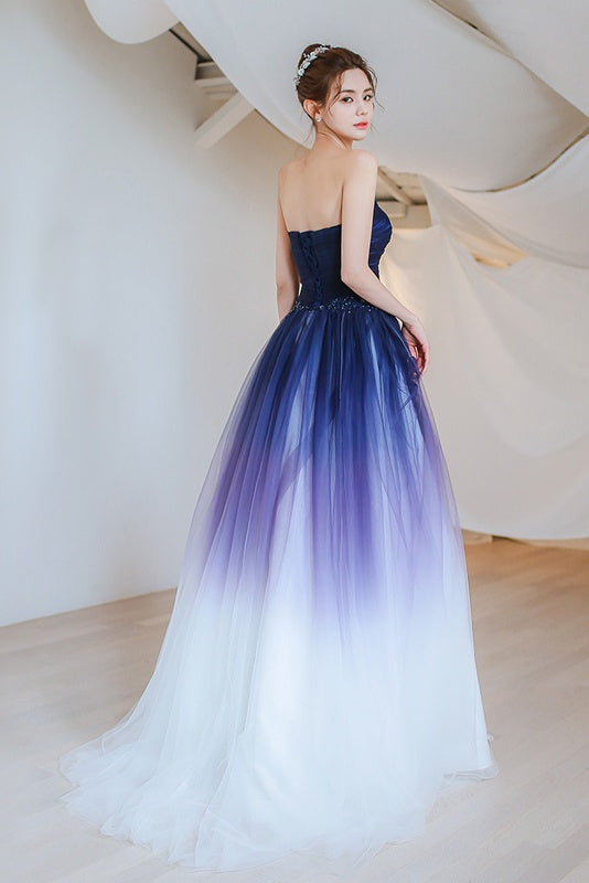 Dark Blue ombre