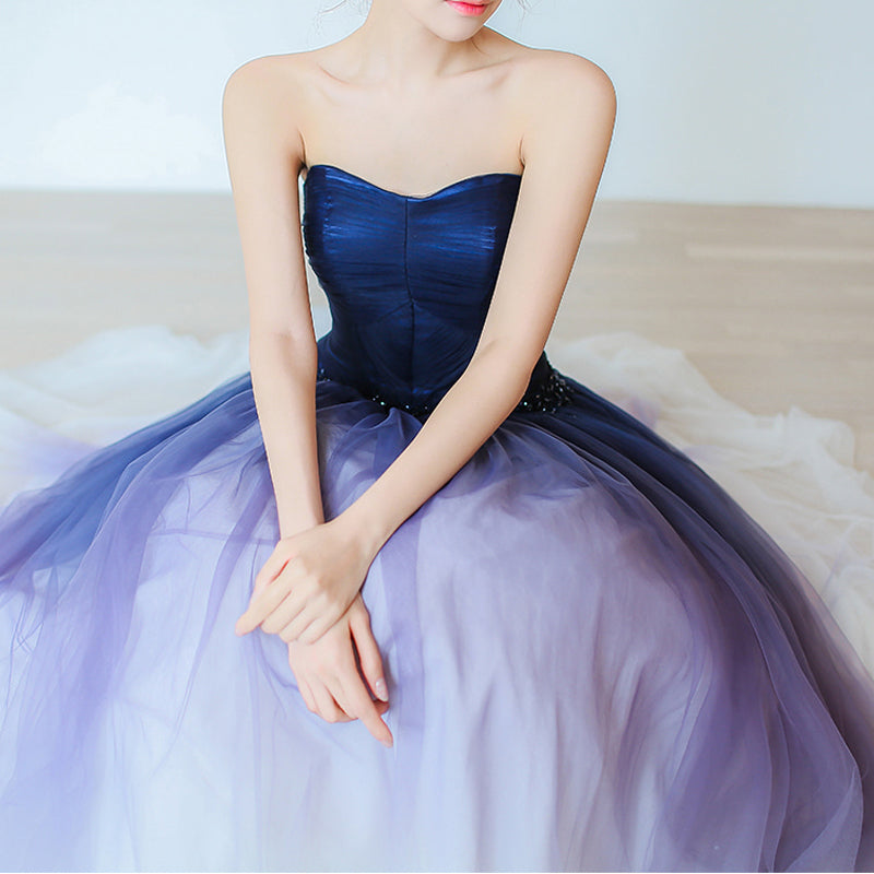 Dark Blue ombre