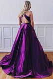 Gorgeous Zipper Back A Line Long Prom Dresses For Teens Y0084