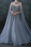 Pretty Princess Dresses Glitter A Line Beading Long Prom Dresses Party Dresses Y0167