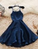 Spaghetti Straps Cute Short Homecoming Dresses Event Dresses Y0250