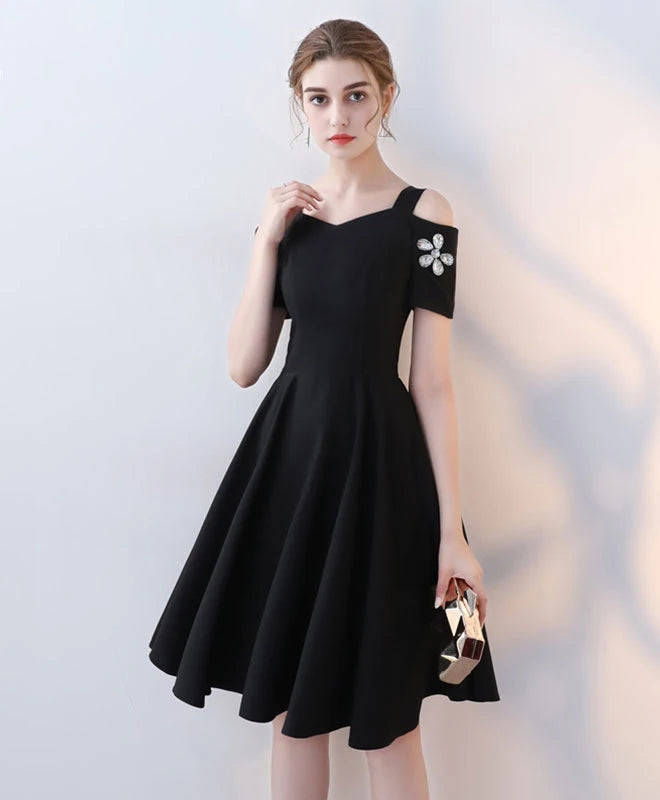 Modest A Line Style Short Homecoming Dress Little Black Dress Y0288 ...