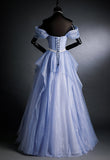 Pretty Off The Shoulder Lace Up Long Glitter Prom Dresses Party Dresses Y0326