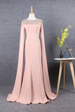 Long Sleeves   Scoop Neckline Beading Long Prom Dresses Y0383