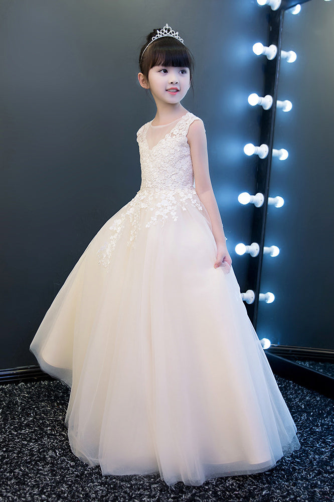 Lovely Princess Holiday Girl Dresses Flower Girl Dresses