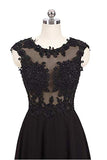 Black and Purple Sleeveless Lace Appliqued Ombre Prom Dress