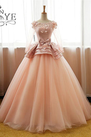 products/ball_gown_Long_Sleeves_Puffy_Tulle_Long_Prom_Dress_Quinceanera_Dresses.jpg