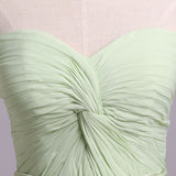 Sweetheart Chiffon Pleated Sleeveless Bridesmaid Dresses N1205