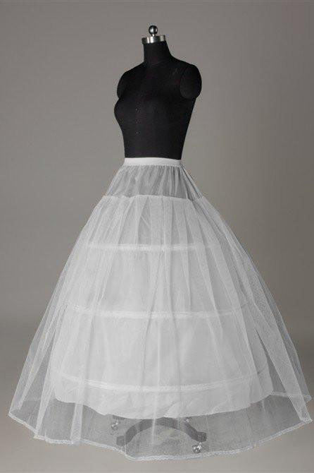 Wedding Petticoat Accessories White Beautiful Floor Length Wedding Underskirt