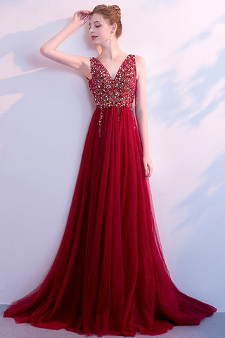 products/burgundy_v_neck_sparkly_sleeveless_long_tulle_prom_dress.jpg