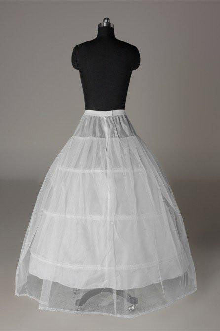 Wedding Petticoat Accessories White Beautiful Floor Length Wedding Underskirt
