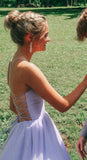 Sparkly Lavender A-Line Custom Pageant Dress Formal Evening Dress Long Prom Dress