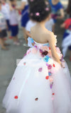 Cloud Flower Girl Dresses,Wedding Party Dresses,Princess Holiday Girl Dresses,Girls Party Dresses,F001
