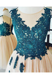See Through Short Homecoming Dresses Lace Top Tulle Sleeveless Homecoming Dresses N1869