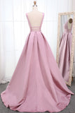 V-Neck Sleeveless Long Prom Dresses A Line Ruched Long Evening Dresses N2272