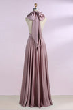 Blush Convertible Prom Bridesmaid Dresses  Floor Length Bridesmaid Dresses N1548