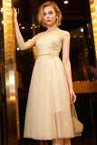 Shiny V-Neck Knee Length Party Dresses Charming Sequin Homecoming Dresses N1983