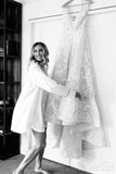 Vintage Lace Wedding Gowns Illusion Neck Sleeveless Wedding Dresses with Train N1283