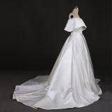 Gorgeous Strapless Ball Gown Long Wedding Dresses Off the Shoulder Bridal Dresses N2289
