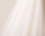 3M Long Lace Appliqued Cathedral Veils for Wedding Romantic Veils V025