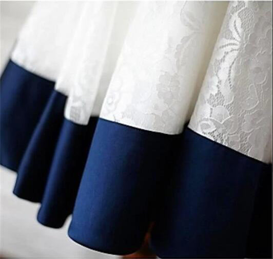 A Line Sleeveless Floor Length Lace Flower Girl Dresses Cute Kid Dresses F084