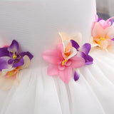 A Line Flower Girl Dress with Applique Unique Sleeveless Flower Girl Dress with Flower F058