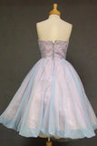 A Line Sweetheart Homecoming Dresses Cute Short Prom Dresses with Bowknot N1859