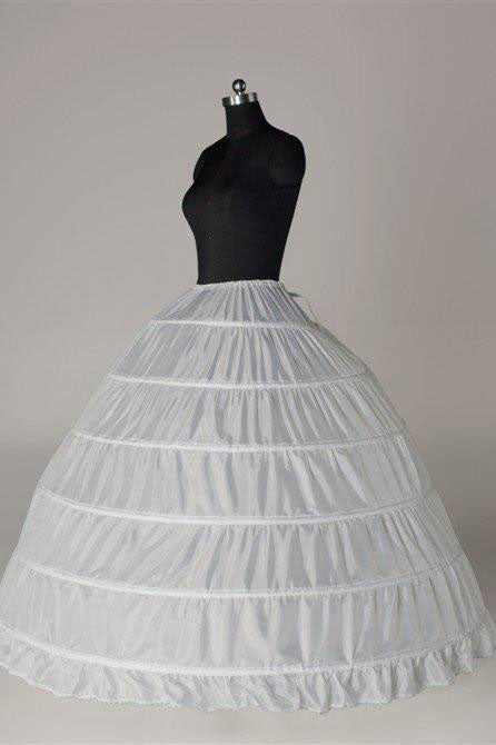 Wedding Petticoat Accessories White Floor Length Big Underskirt