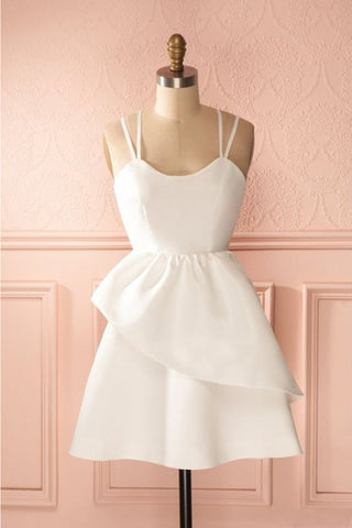White short prom dresses 2019 2025