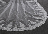 ElieHouse Women's Custom Made Sequins Sparkly Cathedral Wedding Bridal Veil+Comb V005