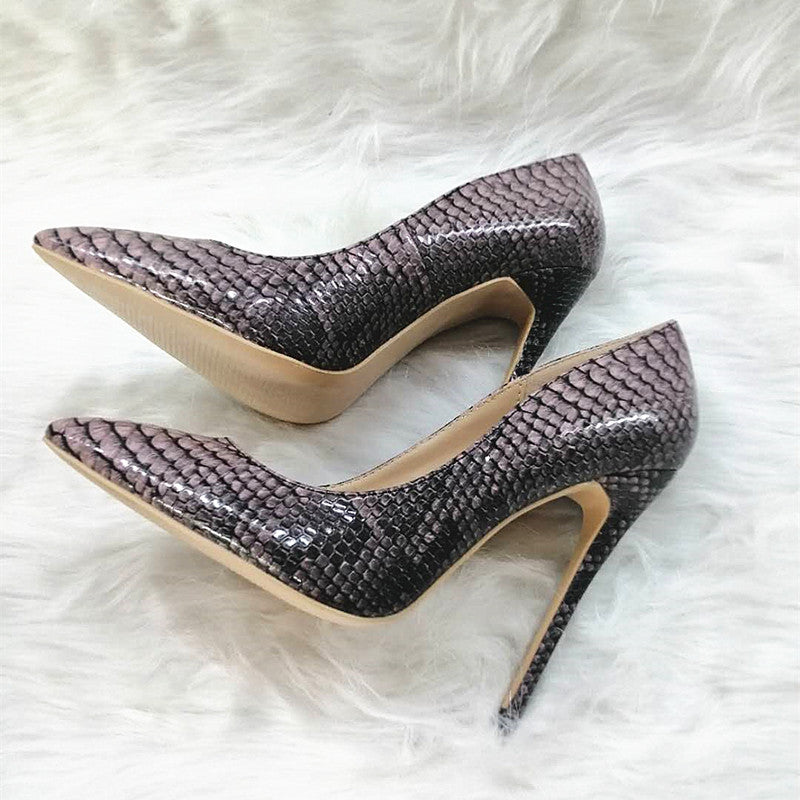Amazon.com | Women's Classic Pointed Stiletto Python Print High Heels  Stylish Heeled Snakeskin Pumps Sexy Party Lady Dress Shoes Black | Pumps