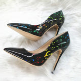 High-heels with Patterns Fashion Women Party Shoes yy14
