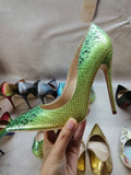 High-heels with Snakeskin Patterns Fashion Women Party Shoes yy22-1