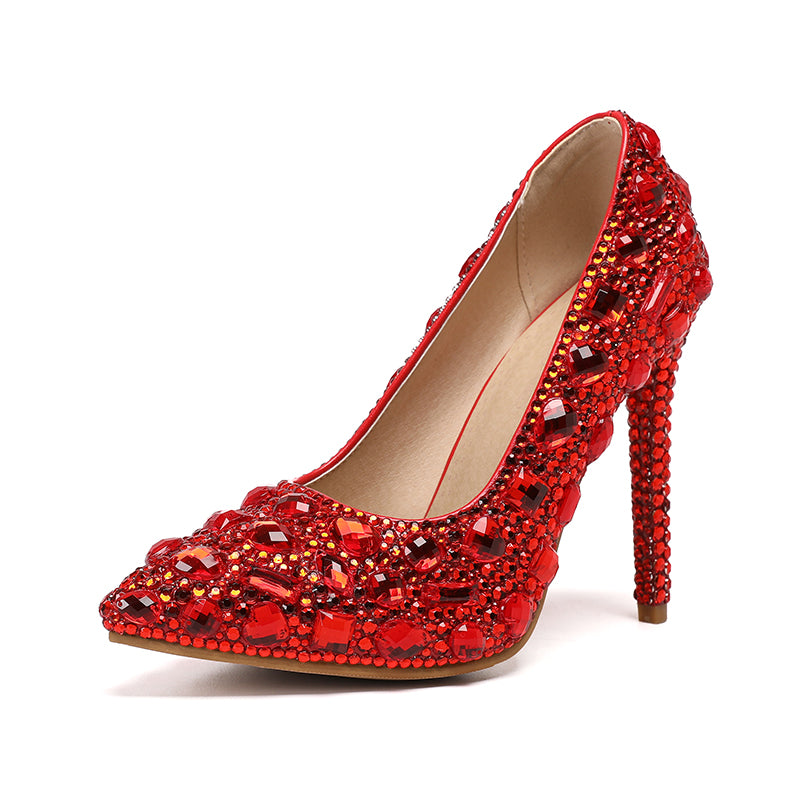 High Heels with Diamonds Women Party Shoes yy26-1